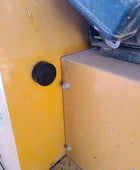 A Rooster® Asset Tracker attached to equipment